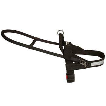 Amstaff Guide Harness Leather for Dog Assistance