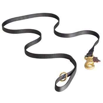 All Weather Nylon Leash for Amstaff Tracking and Training